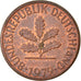 Monnaie, République fédérale allemande, Pfennig, 1979, Karlsruhe, TTB, Copper