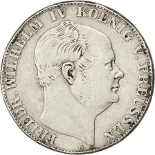 GERMAN STATES, Thaler, 1857, Berlin, KM #472, VF(20-25), Silver, 18.25