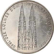 Coin, GERMANY - FEDERAL REPUBLIC, 5 Mark, 1980, Stuttgart, Germany, AU(55-58)