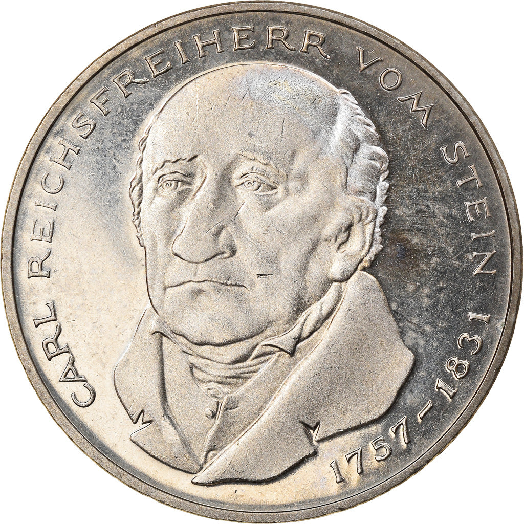 Monnaie, République fédérale allemande, 5 Mark, 1981, Karlsruhe, Germany