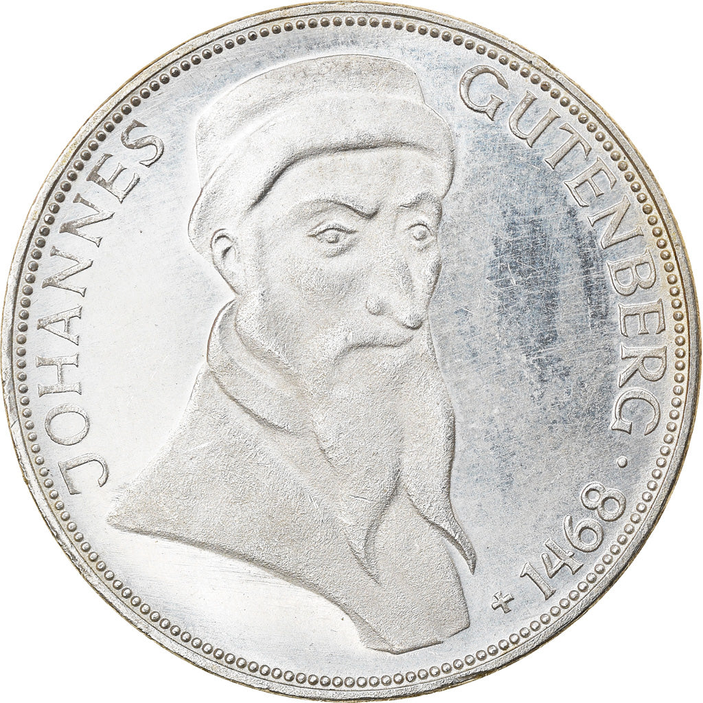Monnaie, République fédérale allemande, 5 Mark, 1968, Karlsruhe, Germany