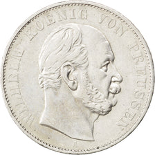 GERMAN STATES, Thaler, 1871, Berlin, KM #500, AU(50-53), Silver, 18.46