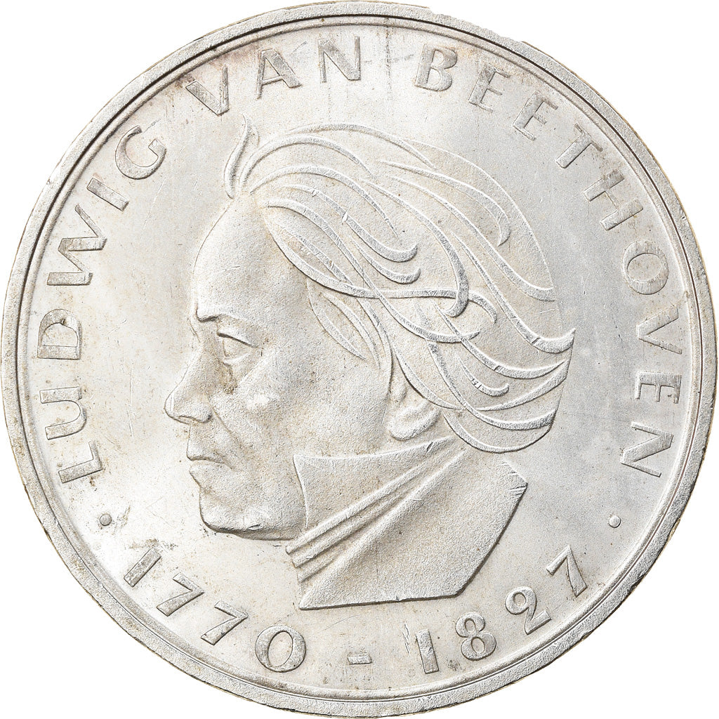 Coin, GERMANY - FEDERAL REPUBLIC, 5 Mark, 1970, Stuttgart, Germany, AU(55-58)