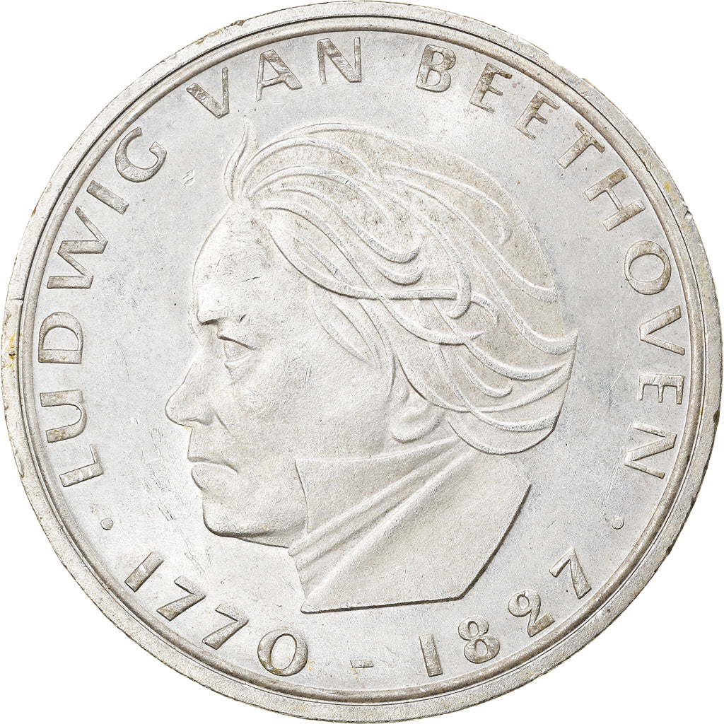 Coin, GERMANY - FEDERAL REPUBLIC, 5 Mark, 1970, Stuttgart, Germany, AU(55-58)
