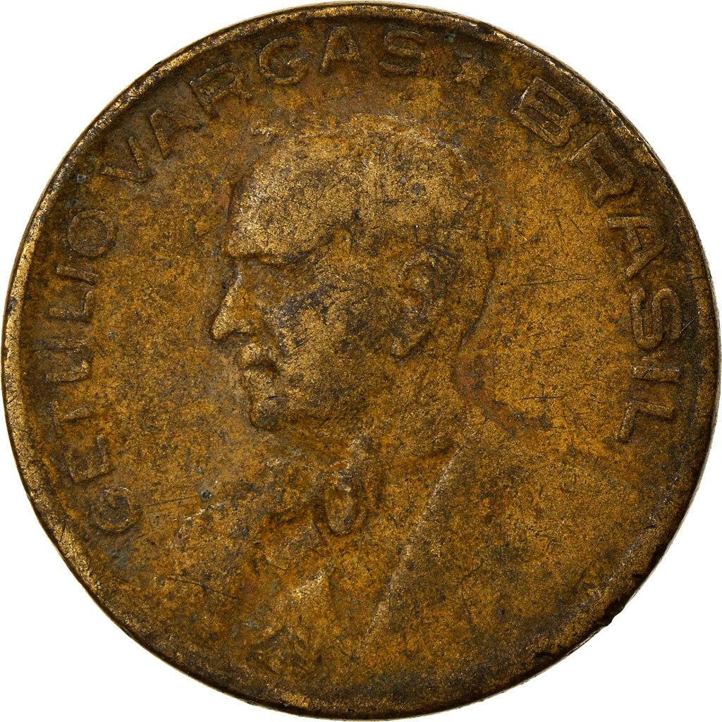Monnaie, Brésil, 10 Centavos, 1946, TB+, Aluminum-Bronze, KM:555a.2