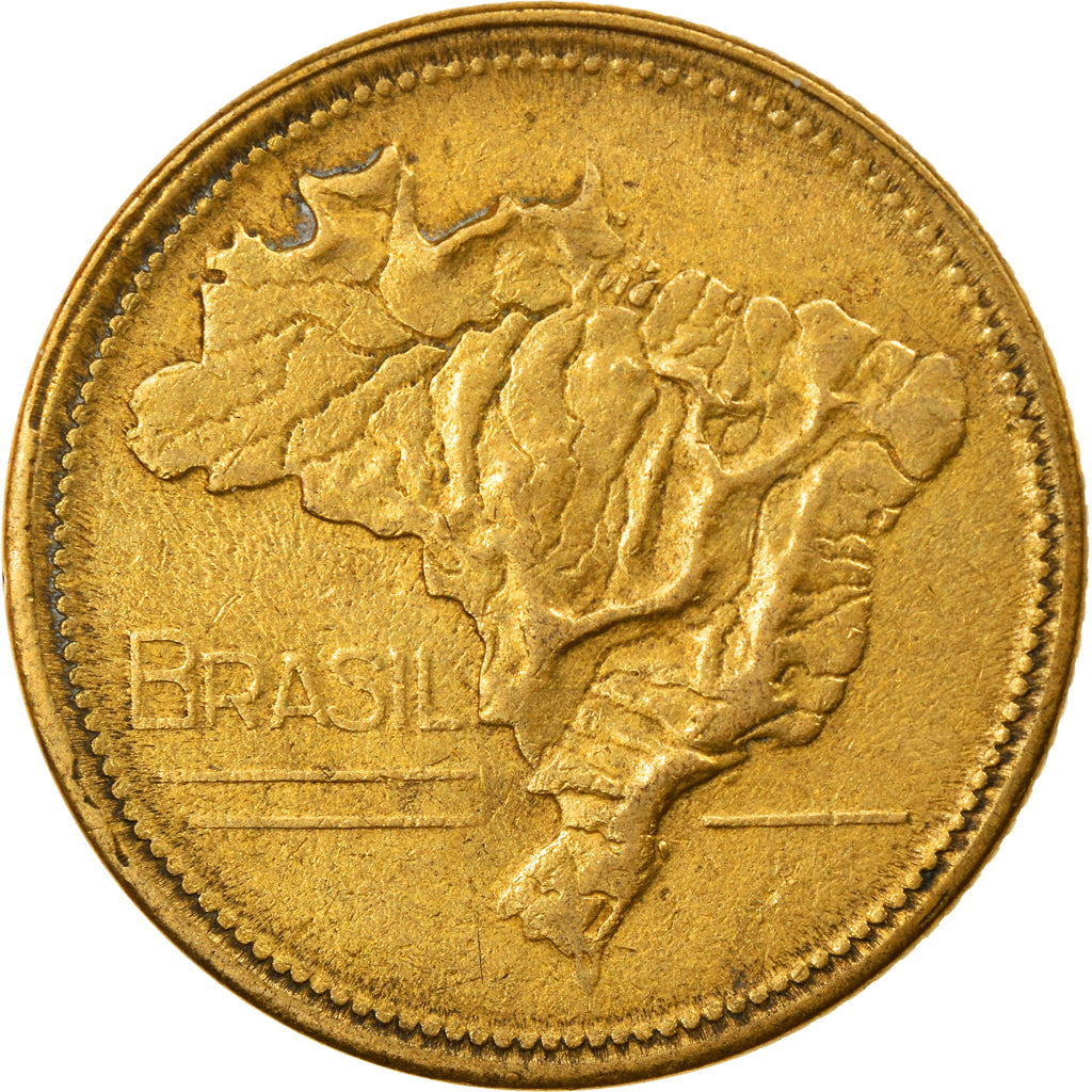 Monnaie, Brésil, Cruzeiro, 1945, TTB, Aluminum-Bronze, KM:558