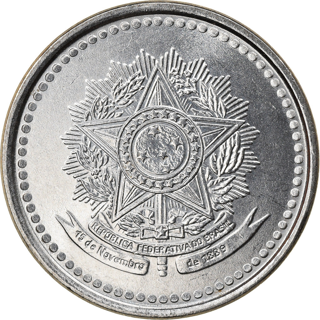 Monnaie, Brésil, 20 Centavos, 1986, TTB, Stainless Steel, KM:603