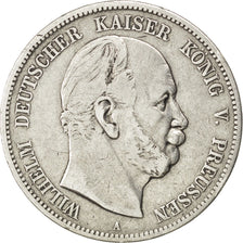 German States, 5 Mark, 1874, Berlin, KM #503, VF(30-35), Silver, 27.34