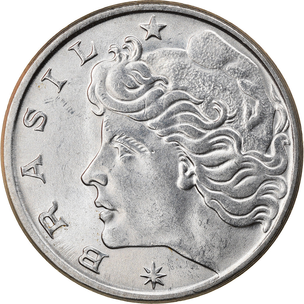 Monnaie, Brésil, 20 Centavos, 1978, TTB, Stainless Steel, KM:579.1a