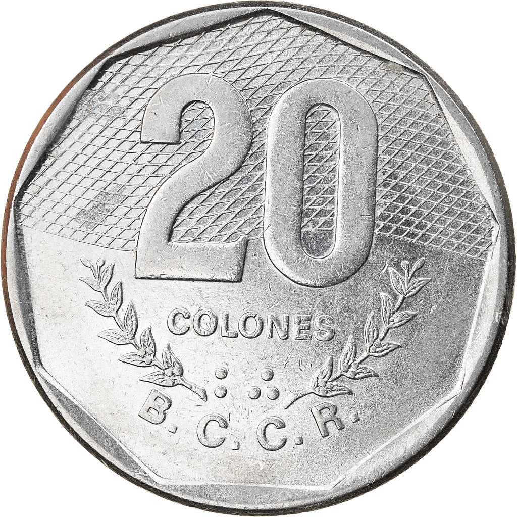 Monnaie, Costa Rica, 20 Colones, 1985, TTB, Stainless Steel, KM:216.2