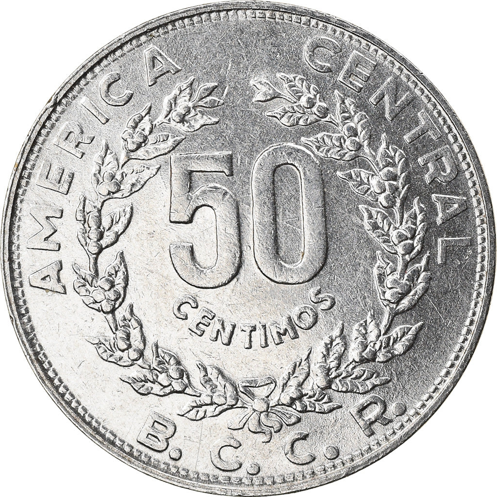 Coin, Costa Rica, 50 Centimos, 1982, EF(40-45), Stainless Steel, KM:209.1