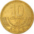 Moneda, Costa Rica, 10 Colones, 1997, Armant Metalurgica, Santiago, Chile, MBC