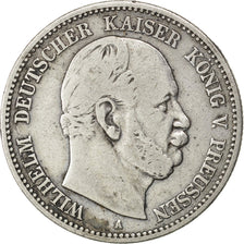Coin, German States, PRUSSIA, Wilhelm I, 2 Mark, 1877, Berlin, VF(30-35)