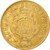 Coin, Costa Rica, 100 Colones, 1998, EF(40-45), Brass, KM:230a