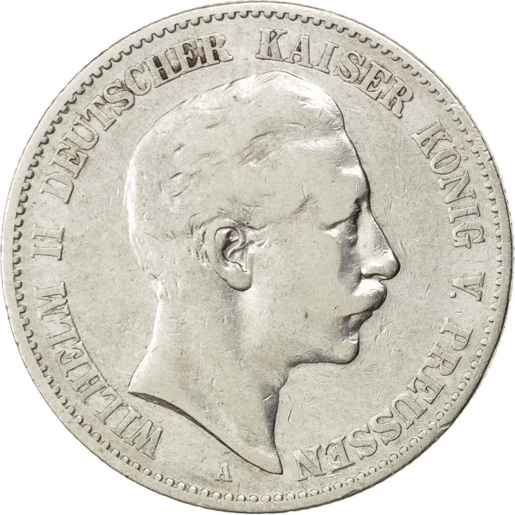 German States, 2 Mark, 1899, Berlin, KM #522, VF(20-25), Silver, 28, 0.00