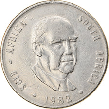Coin, South Africa, Rand, 1982, EF(40-45), Nickel, KM:115