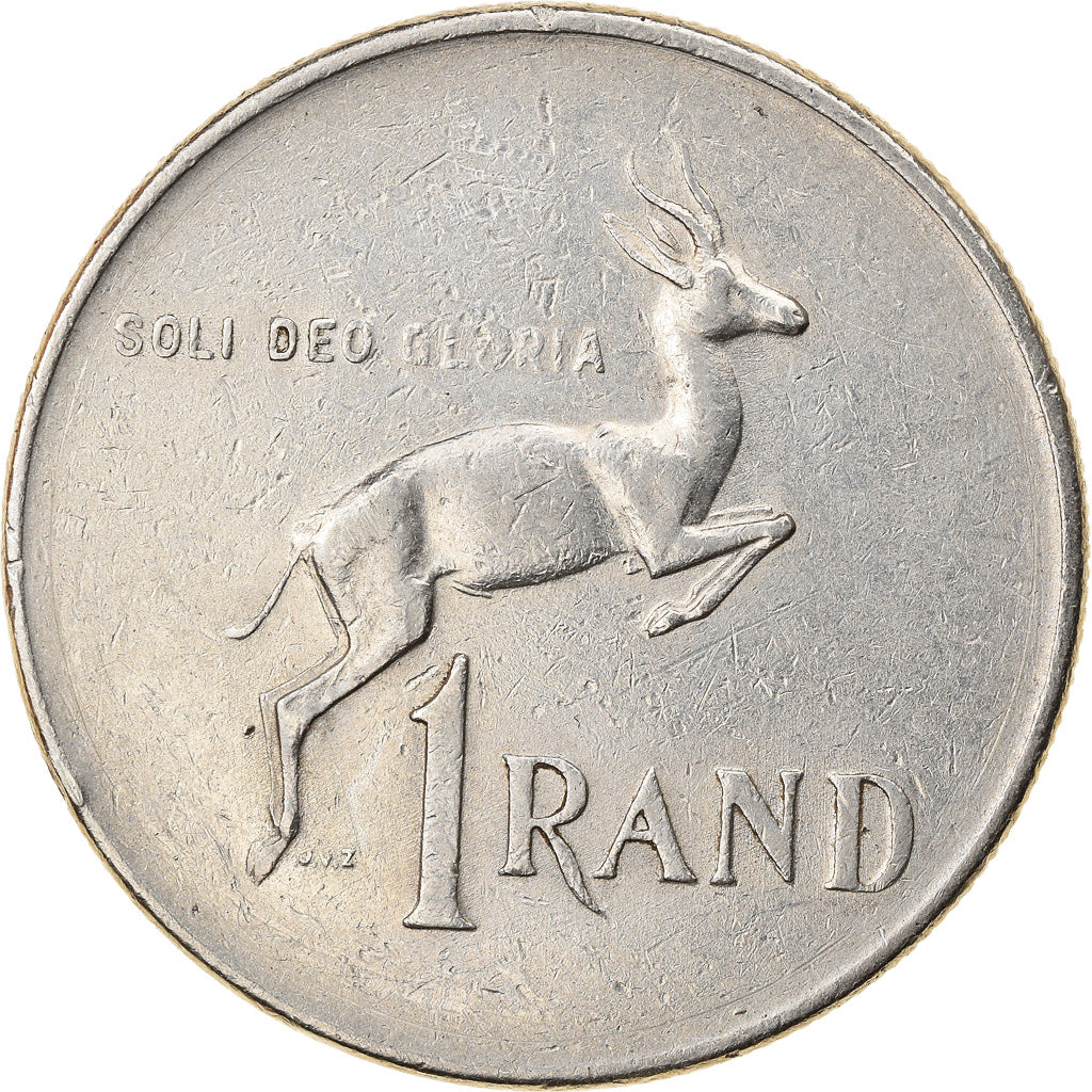 Coin, South Africa, Rand, 1982, EF(40-45), Nickel, KM:115