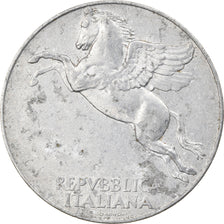Coin, Italy, 10 Lire, 1950, Rome, EF(40-45), Aluminum, KM:90