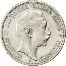 Coin, German States, PRUSSIA, Wilhelm II, 2 Mark, 1907, Berlin, EF(40-45)