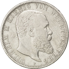 German States, 2 Mark, 1904, Freudenstadt, KM #631, VF(20-25), Silver, 28, 11.00