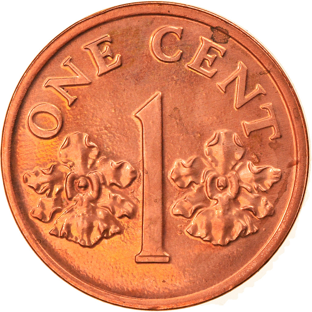 Moneta, Singapore, Cent, 1993, Singapore Mint, SPL, Zinco placcato rame, KM:98