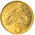Monnaie, Singapour, 5 Cents, 1995, Singapore Mint, SPL, Aluminum-Bronze, KM:99