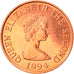 Coin, Jersey, Elizabeth II, Penny, 1994, MS(63), Copper Plated Steel, KM:54b