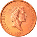 Coin, Solomon Islands, Elizabeth II, Cent, 1996, MS(63), Bronze Plated Steel