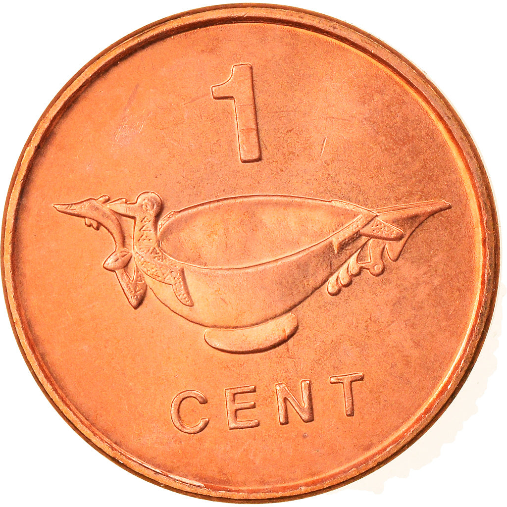 Coin, Solomon Islands, Elizabeth II, Cent, 1996, MS(63), Bronze Plated Steel