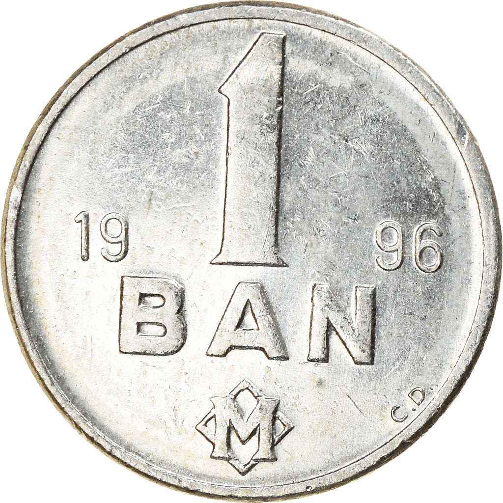 Coin, Moldova, Ban, 1996, MS(63), Aluminum, KM:1