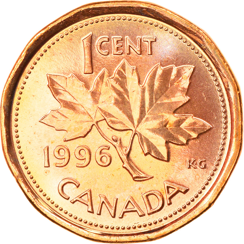 Coin, Canada, Elizabeth II, Cent, 1996, Royal Canadian Mint, Ottawa, MS(63)