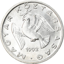 Monnaie, Hongrie, 10 Filler, 1992, Budapest, SPL, Aluminium, KM:675
