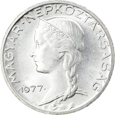 Coin, Hungary, 5 Filler, 1977, Budapest, MS(63), Aluminum, KM:549
