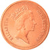 Coin, Gibraltar, Elizabeth II, Penny, 1996, MS(63), Copper Plated Steel, KM:20a
