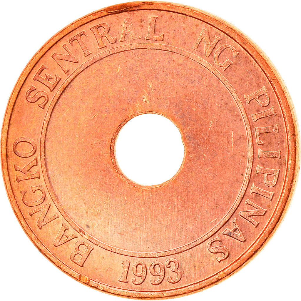Monnaie, Philippines, 5 Sentimos, 1995, SUP, Copper Plated Steel, KM:268