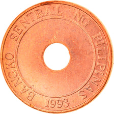 Monnaie, Philippines, 5 Sentimos, 1995, SUP, Copper Plated Steel, KM:268