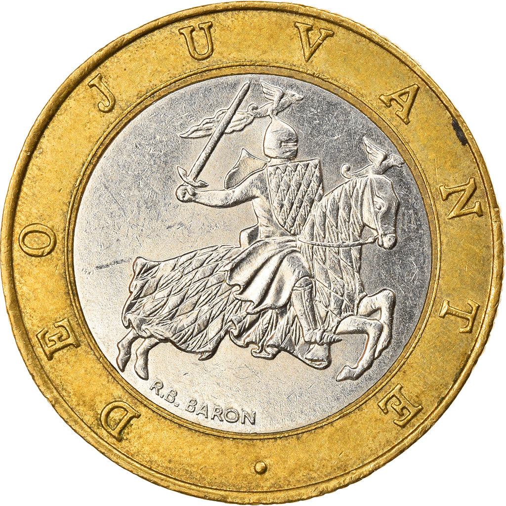 Coin, Monaco, Rainier III, 10 Francs, 1998, EF(40-45), Bi-Metallic, KM:163