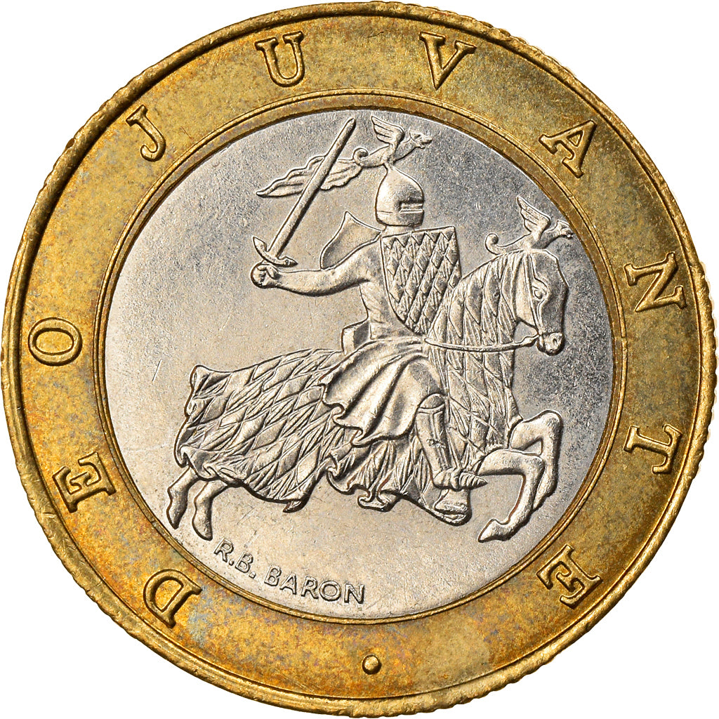 Monnaie, Monaco, Rainier III, 10 Francs, 1998, TTB, Bi-Metallic, Gadoury:MC160