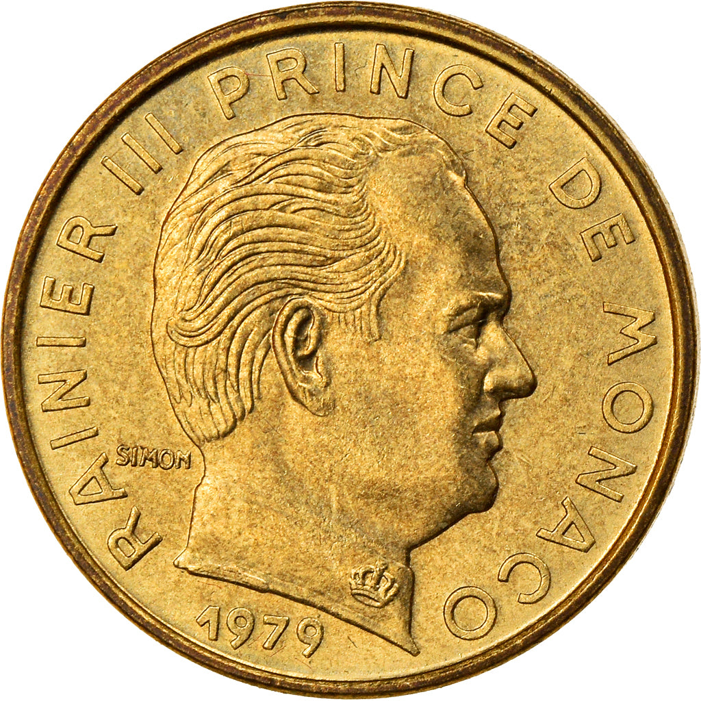 Coin, Monaco, Rainier III, 5 Centimes, 1979, AU(55-58), Aluminum-Bronze, KM:156