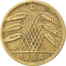 GERMANY, WEIMAR REPUBLIC, 50 Rentenpfennig, 1924, Munich, KM #34, EF(40-45),...