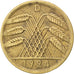 GERMANY, WEIMAR REPUBLIC, 50 Rentenpfennig, 1924, Munich, KM #34, EF(40-45),...