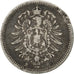 Coin, GERMANY - EMPIRE, Wilhelm I, 20 Pfennig, 1876, Hannover, EF(40-45)