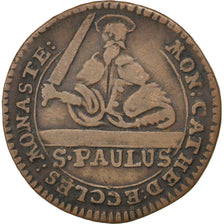GERMAN STATES, 3 Pfenning, 1753, KM #430, VF(30-35), Copper, 4.05