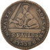 GERMAN STATES, 3 Pfenning, 1753, KM #430, VF(30-35), Copper, 4.05