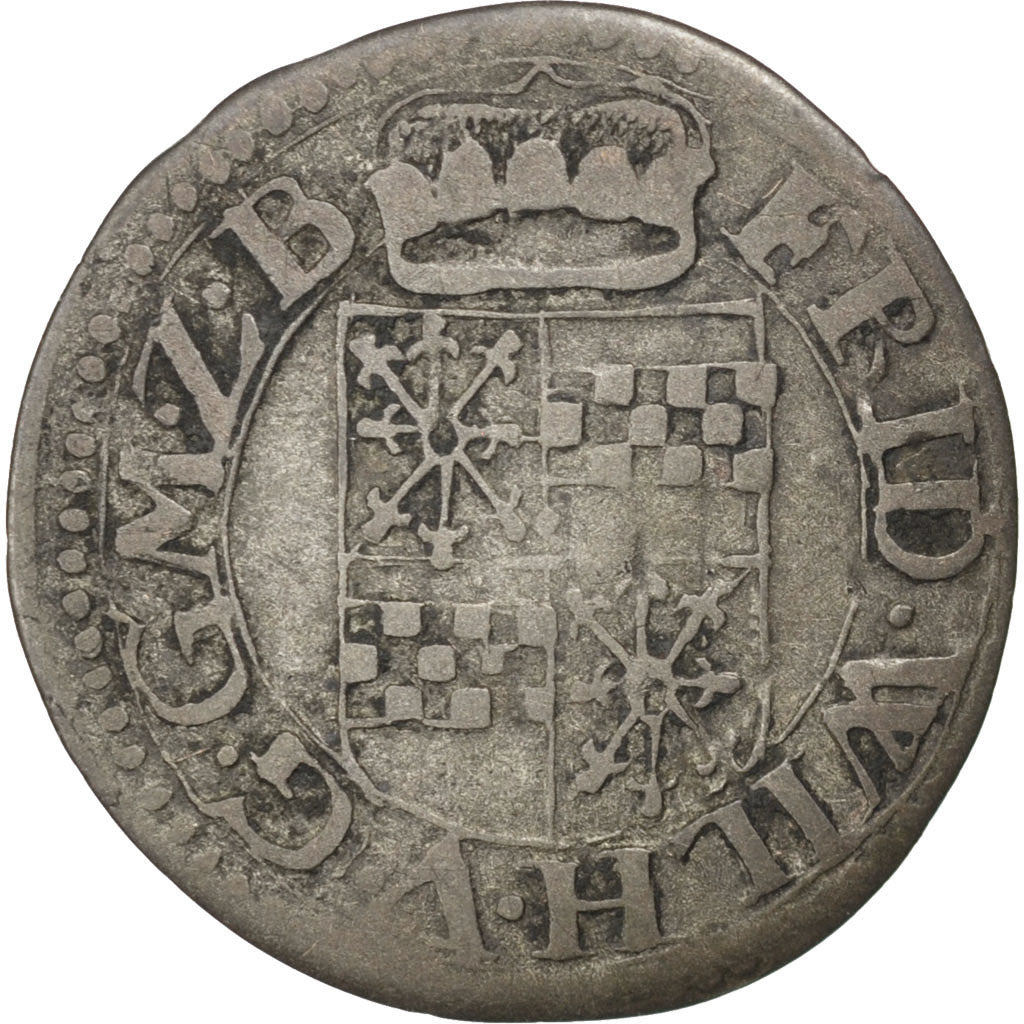 GERMAN STATES, Ducat, 1659, KM #7, VF(20-25), Gold, 1.06