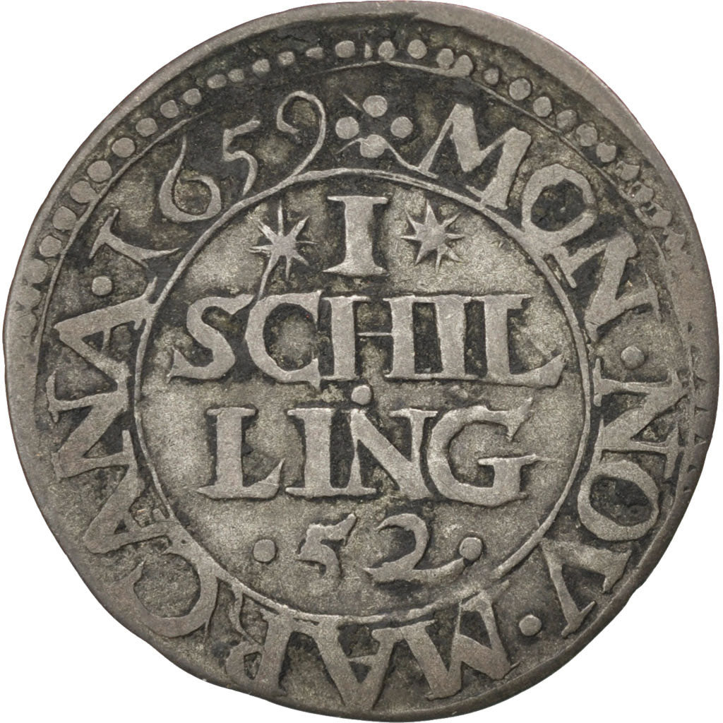 GERMAN STATES, Ducat, 1659, KM #7, VF(20-25), Gold, 1.06