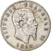Coin, Italy, Vittorio Emanuele II, 5 Lire, 1869, Milan, EF(40-45), Silver