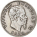 Coin, Italy, Vittorio Emanuele II, 5 Lire, 1870, Milan, EF(40-45), Silver