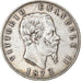 Münze, Italien, Vittorio Emanuele II, 5 Lire, 1872, Milan, SS, Silber, KM:8.3