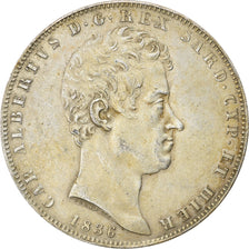 Munten, Italiaanse staten, SARDINIA, Carlo Alberto, 5 Lire, 1836, Torino, ZF